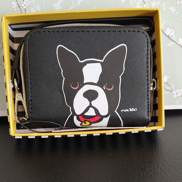 Marc Tetro Boston Terrier Wallet - Picture 1 of 4